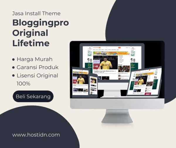 Jasa Install Theme BloggingPro Original Lisensi Lifetime