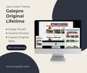 Jasa Install Theme WordPress Galepro Original Lifetime
