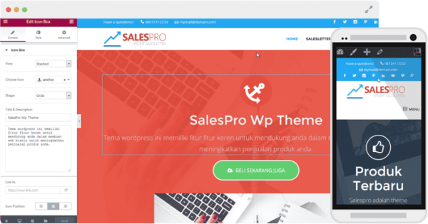 Jasa Install Salespro WordPress Theme Original Lifetime
