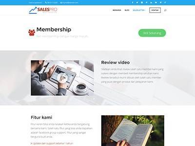 Jasa Install Salespro WordPress Theme Original Lifetime