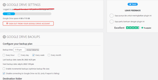 All in One WP Migration Google Drive Extension - Original