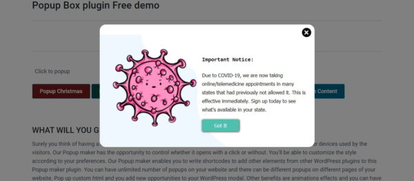 WordPress Popup Plugin Pro Original