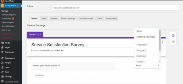 Survey Maker Pro – Best WordPress Survey Plugin