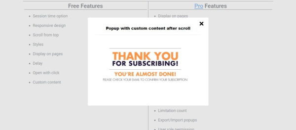 WordPress Popup Plugin Pro Original